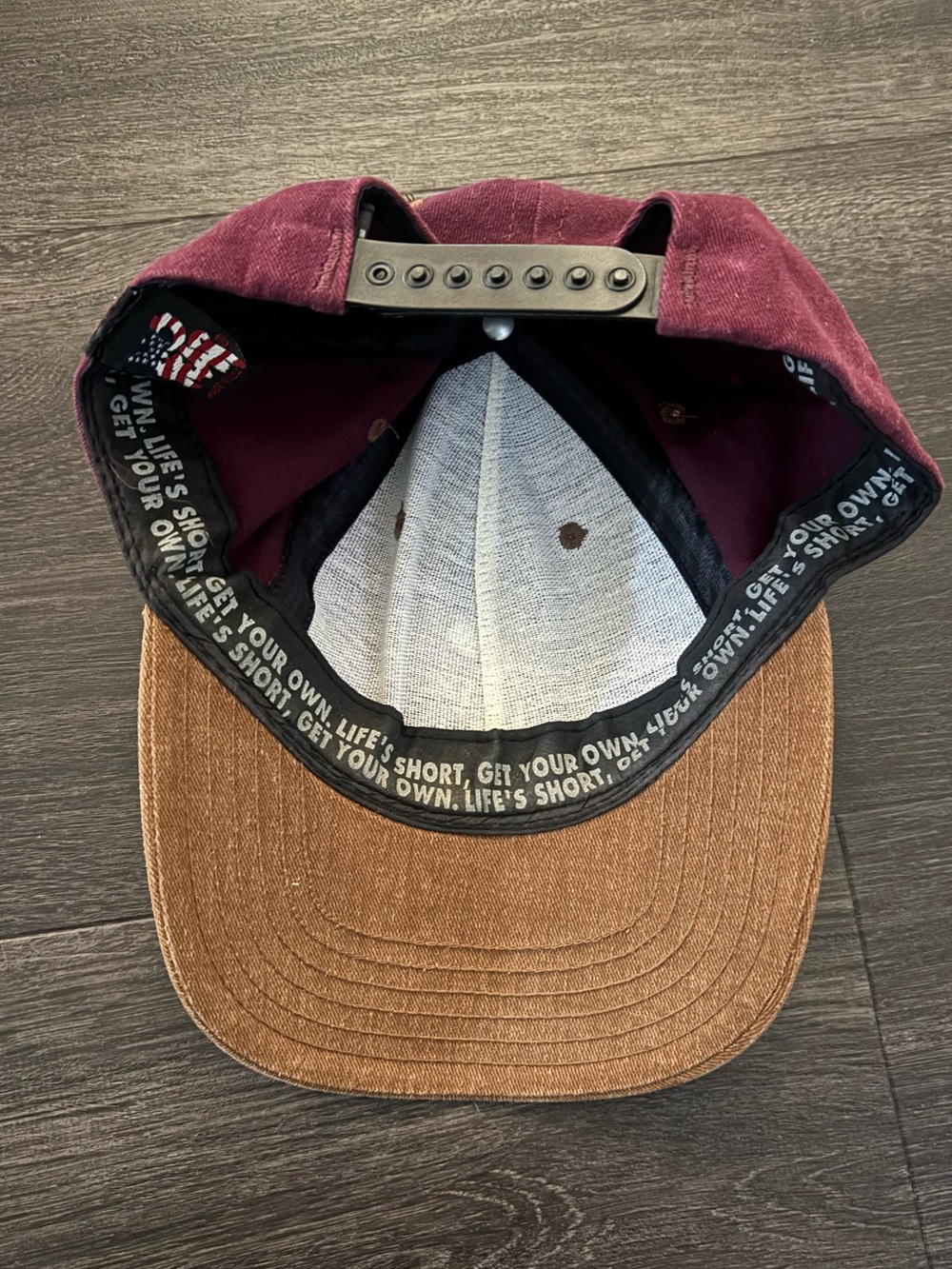 Vintage 90s No Fear Dangerous Sports Gear Snapback Hat Cap Made In USA - Picture 3 of 4